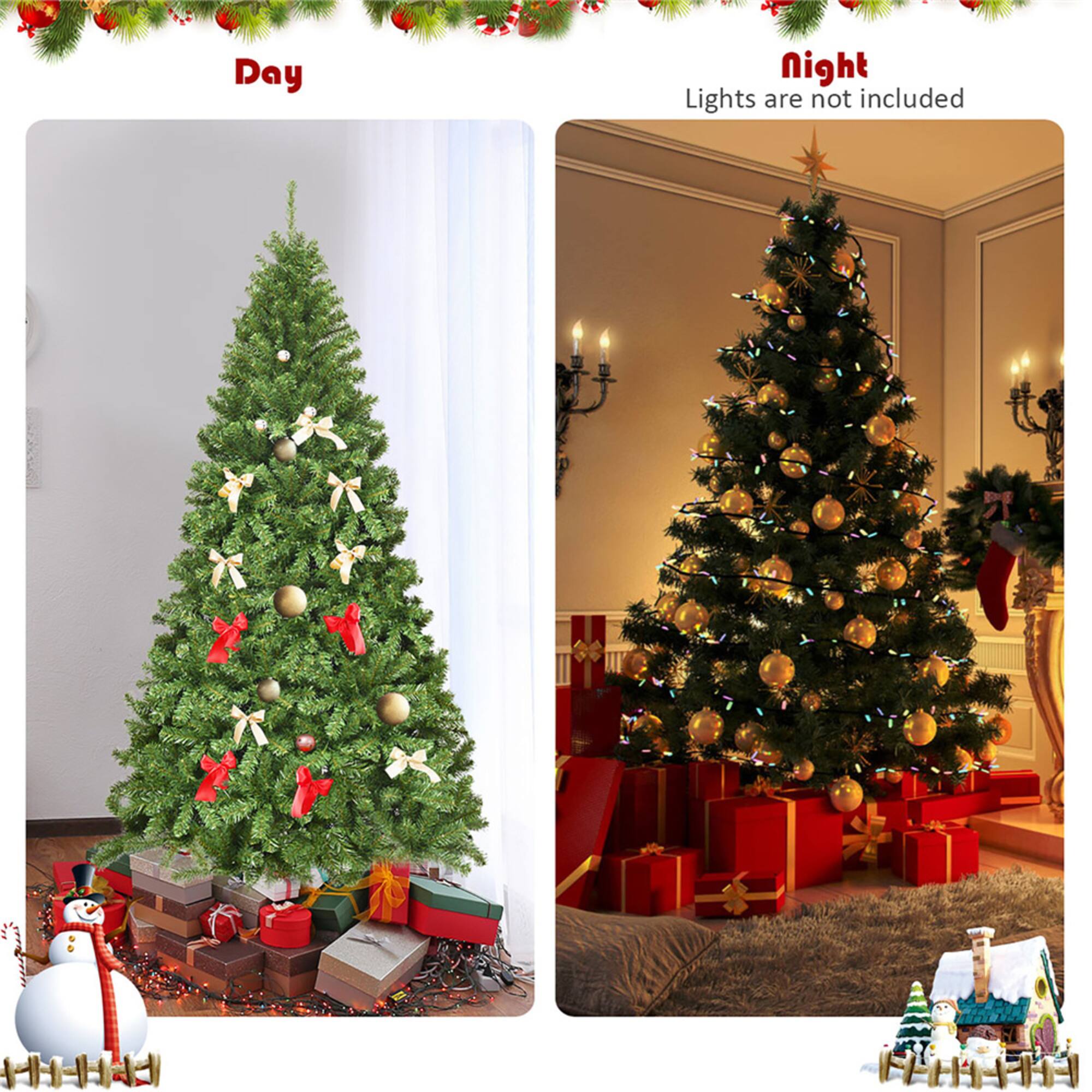 7.5ft. Unlit Premium Spruce Artificial Christmas Tree